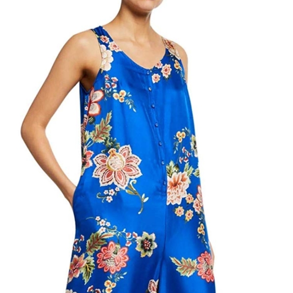 Johnny Was Silk Jumpsuit - Picture 5 of 8